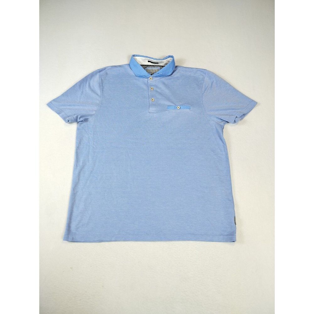Ted Baker Polo Shirt Men's 6 Blue London Preppy Classiccore‎ Normcore Retro